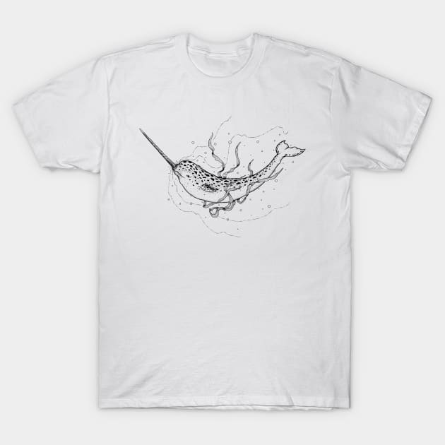 Narwhal T-Shirt by ArtbyGraves